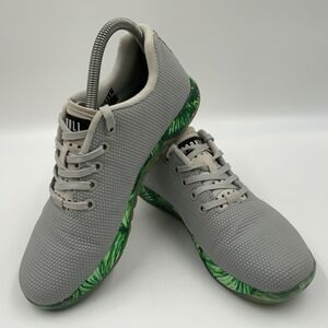 NOBULL Trainer Grey Tropical Palm Leaf SuperFabric Cross Training Shoes Womens